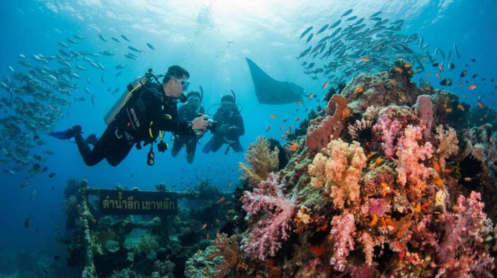 เรียนดำน้ำ เขาหลัก พังงา
